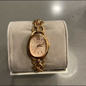 Fossil rose Gold Chain Watch